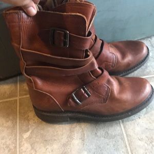 Fry leather boots new without box never worn